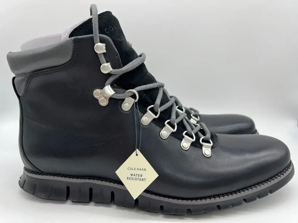Cole Haan Zerogrand Causal Waterproof Leather Boots C35594 Men's 11M